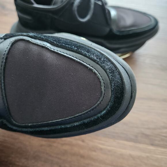 Authentic Balmain B-Bold low-top sneakers Black 7 Designer Grunge Futuristic - Picture 13 of 14